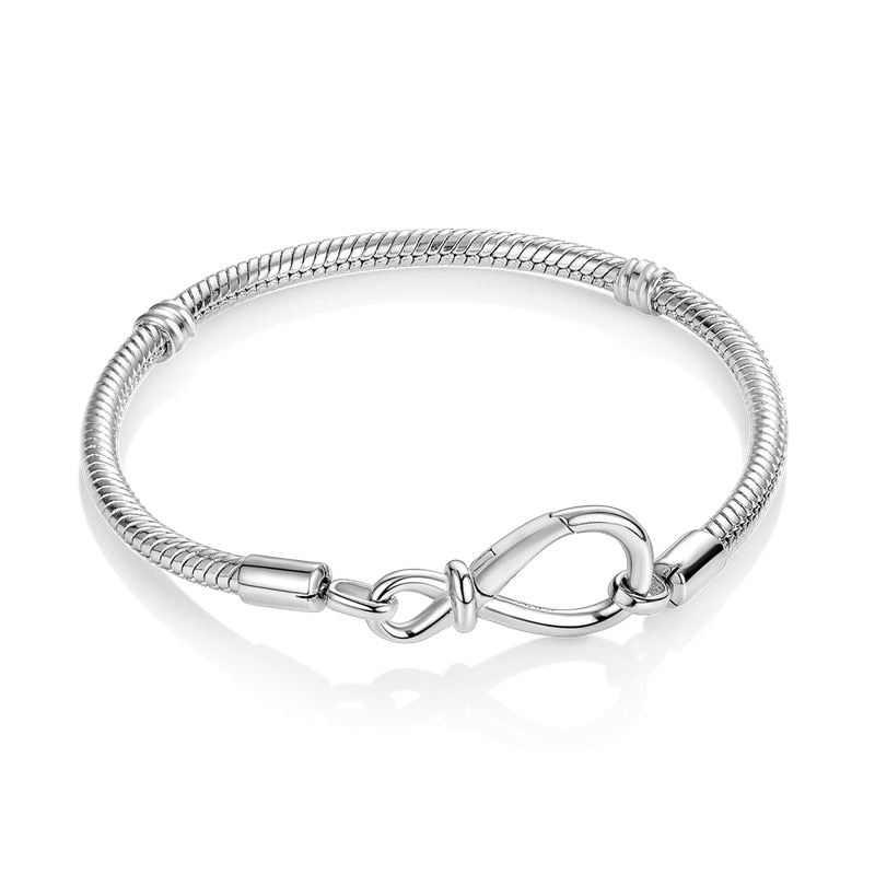Pulseira Moments Eterno para Berloque Prata 925 - Lavanda Lilac - Lavanda Lilac