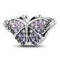 Berloque Borboleta Lilás Prata 925 - Lavanda Lilac - Lavanda Lilac