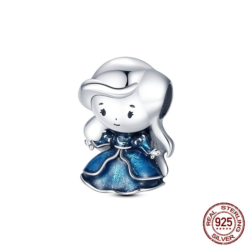 Berloque Princesa Azul Prata 925 - Lavanda Lilac - Lavanda Lilac