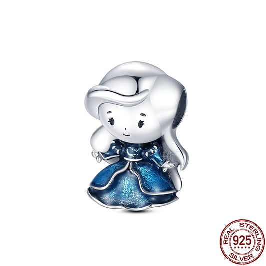 Berloque Princesa Azul Prata 925 - Lavanda Lilac - Lavanda Lilac