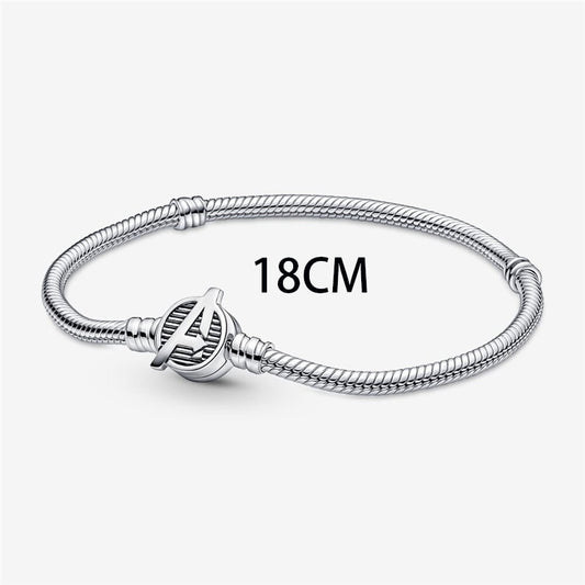 Pulseira Avengers Berloque Prata 925 - Lavanda Lilac - Lavanda Lilac